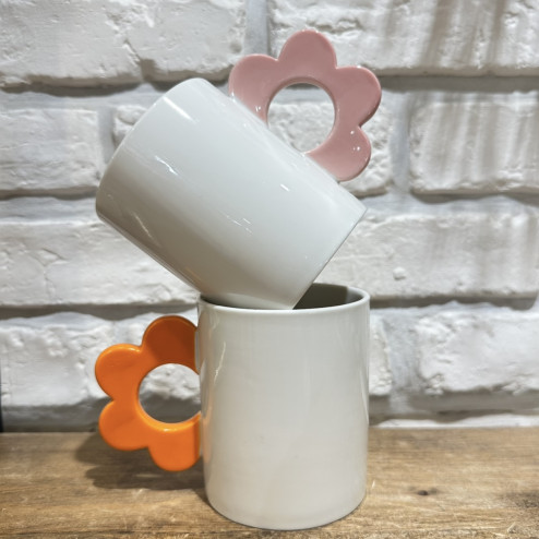 Mug fleur