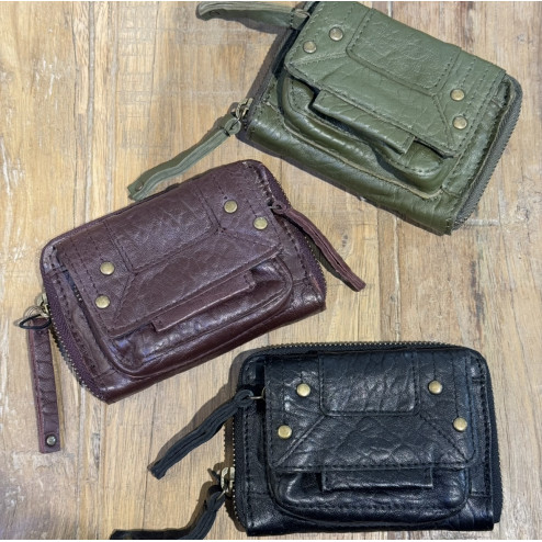 Petit porte feuille Lola