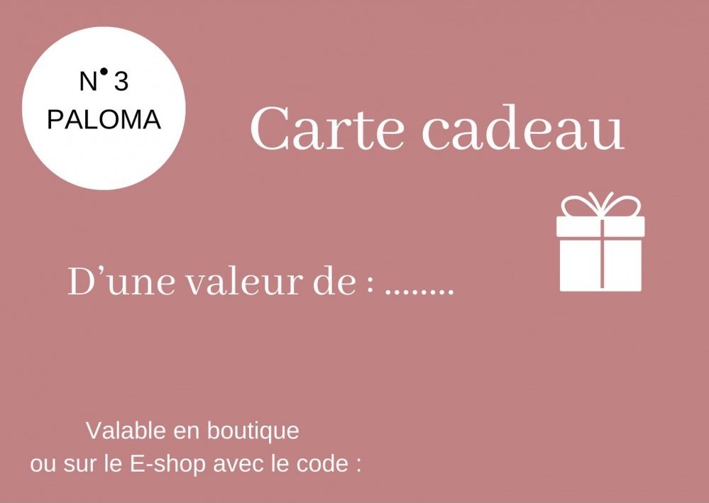 Carte cadeau